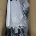 Lomoky 8-Lights Semi Flush Mount Ceiling Light, Matte Black Hallway Ceiling Lighting with E26 Base, Modern Sputnik Light Fixtures for Kitchen Dining Room Bedroom Living Room