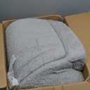 Delta Children Cozee Flip-Out Sherpa 2-in-1 Convertible Sofa to Lounger for Kids, Grey