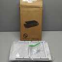 OPNICE Desk Organizers and Accessories, 2-Tier Computer Monitor Stand Riser with Drawer and 2 Pen Holders, Laptop Stand, Office Desk Accessories for Office Supplies, White