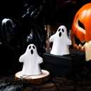 2 Pack Toilet Bolt Caps Decorative Toilet Bolt Screw Covers Ceramic Cute Bathroom Decor Fun Themed Gadgets Bathroom Replacement Parts (White)