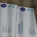 Coterie Baby Wipes + Diapers Kit, Size 2 Diapers (186 Count) & 8 Pack (448 Count) Baby Wipes with 99% Water, Plant Based Materials, Hypoallergenic for Sensitive Skin, Baby Essentials