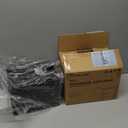 Bonsaii Safe Box with Key Lock, Steel Security Lock Box, 0.23 Cubic Feet, 9.06" W x 6.69" D x 6.69" H, Small Hidden Safe for Cash Jewelry