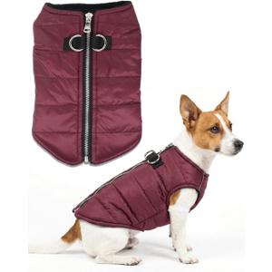 Puppy Winter Coats Small Dog Coat Waterproof Dog Jackets Puppy Jacket Coats for Small Dogs (X-Large (Chest: 22.6-23.6''), Rose)