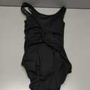 Women Dance Leotard Mesh Camisole Dancewear,Waist Mesh Splicing,Double Back Straps,Full Front Lining