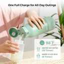 Momcozy Portable Bottle Warmer for Travel – Dual Heating Modes for Breast Milk & Water, Portable Milk Warmer with Fast Heating & Long Battery Life, 17 Ounces Large Capacity to Meet Your All-Day Needs