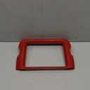 RT-TCZ for Jeep JL Center Console Radio Display Panel Trim Cover for Jeep Wrangler JL JLU Gladiator JT 2018-2023 Red Interior Accessories 8.4 inch (Large)