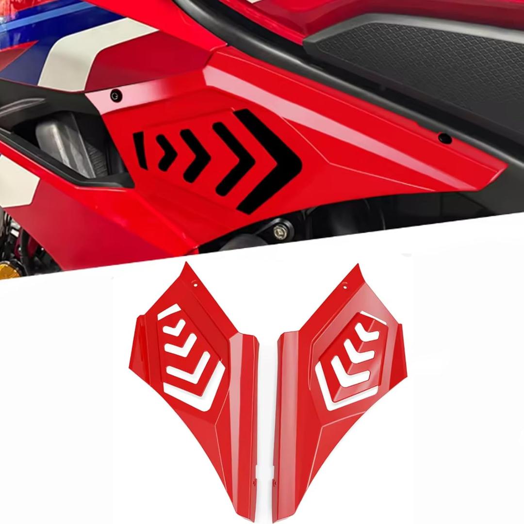for 2026 CBR650R cbr650r 2025 2024 Accessories Including Side Fairing Body Filler Frame Spoiler Panel Spoiler and Frame Side Cover (red)