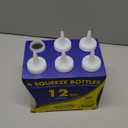 New Star Foodservice 26146 12 oz. Plastic Squeeze Bottles, Clear - Pack of 6