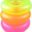 3 Pack Intex Neon Frost Swim Tubes Inflatable 36" Pool Floats and Rings
