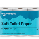 Amazon Basics Soft and Strong 2-Ply Toilet Paper, 24 Ultra Rolls FSC Certified