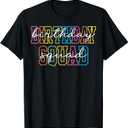 Birthday Squad Party Matching Family Group Birthday T-Shirt, Large