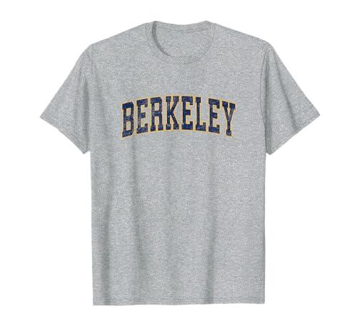 Berkeley California CA Vintage Athletic Sports Design T-Shirt, Size: Large