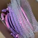 8 Pcs Heart Mirror Purple Pink Heart Shaped Mirror Spa Party Supplies for Girls Makeup Spa Birthday Party Favors