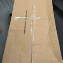 Arden Outdoor Plush Modern Tufted Chaise Cushion, 76 x 22, Rain-Proof, Fade Resistant, Tufted Cushion for Chaise Lounger Sapphire Aurora Blue Damask