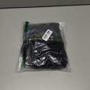 Geyoga Women Single-sided Velvet Scarfs Shawls and Wraps for Evening Dresses Wedding Bridal Scarves Formal Cover up (20 Inch, Black)