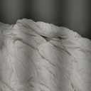 APSMILE King Size Down Feather Fibers Comforter, All Seasons Duvet Insert with 100% Organic Cotton, Fluffy FillPower Medium Warm Hotel Comforter Insert, (106x90, Ivory White)