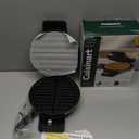 Cuisinart Waffle Maker, 1250W Round Classic Waffle Iron, 5-Setting Adjustable Browning Control, WMR-CANAS, Brushed Stainless