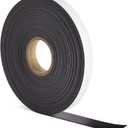 Bright Creations Magnet Tape Roll - 1 in x 100 ft - Strong Magnetic Strip Roll with Sticky Adhesive for Fridge & Whiteboard DIY & Crafts