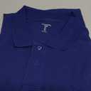 Amazon Essentials Men's Regular-Fit Cotton Pique Polo Shirt,(Large, Navy)