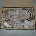 Moen Ronan Bronzed Gold Two-Handle Adjustable Widespread Modern Bathroom Faucet, Valve Included, 84023BZG