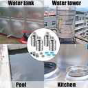 4pcs 304 Stainless Steel Automatic Water Float Valve 1/2" and 3/4" Connection Types Precise Control Water Level Controller Water Level Control Float Valve for Sink for Water Tank Livestock Troughs