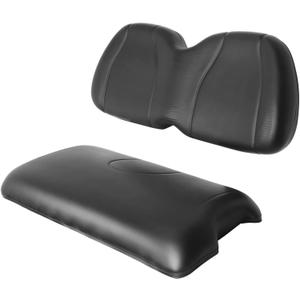 10L0L Golf Cart Seat-Front Seat Cushion & Backrest for Golf Cart Club Car Precedent (2012-up) Premium Sponge Comfortable Soft (Black)
