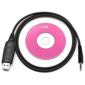 NEWASHAN USB Program Cable for Yaesu Vertex Standard Radio FT-2DR FT-70D VX-2R VX-3R VX-231 VX-261 VX-451 Walkie Talkie Clone Cord Cat Lead Wire CT-42 CT-106 3.5mm 1-pin