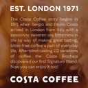 2 x Costa Coffee Whole Bean Coffee, Signature Blend Dark Roast 12 Oz Bag for Drip & Pour Over, Smooth & Nutty, Slow Roasted 100% Arabica Beans (EXP 02/28/26)