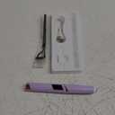 Heated Eyelash Curlers, Electric Eyelash Curlers, Rechargeable Lash Curler with Eyelash Comb for Makeup Natural Curling Eye Lashes and 24 Hours Long Lasting - Purple 2024 Updated Model B