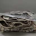 Washable Area Rug 8x10: Vintage Non-Slip Stain Resistant for Living Room, Soft Large Carpet for Bedroom Dining Room Home Office(Brown and Cream)