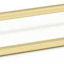 Haliwu 10 Pack Brushed Gold Cabinet Pulls, 7-1/2 inch(192mm) Hole Center Drawer Handles Zinc Alloy Hardware Pull for Kitchen Dresser Bathroom