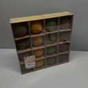 Sea Team 16-Pack Flocked Velvet Christmas Tree Ball Ornaments Set, Decorative Hanging Baubles, Shatterproof Plastic Decorations for Xmas Tree, Wreath, Garland, 80mm/3.15 Inches, Baking Time