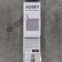 AOSKY Cordless Blackout Roller Shades, 56" W x 72" H, Linen Beige