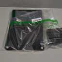 Acrylic Black Dry Erase Board with Stand - 12 x 8 Small Desktop Whiteboard with Marker, Reusable Desk Blackboard, to-Do List, Planner, Memo Clipboard, Menu Board for Office, Home, Bar