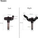10L0L Golf Cart Spindle Assembly for EZGO TXT 2001-up Gas & Electric, Passenger Side & Driver Side, OEM# 70673-G02 70942-G02
