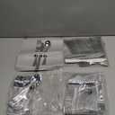 WDF 180 Pieces Silver Plastic Silverware - Silver Plastic Cutlery - Fancy Plastic Silverware Heavy Duty - 60 Forks 60 Knives 60 Spoons - Disposable Plastic Utensils Perfect for Party Wedding