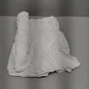 Biscaynebay Wrap Around Bed Skirts for Queen Size Beds with 18" Long Drop, White Adjustable Elastic Dust Ruffles Easy Fit Wrinkle & Fade Resistant Silky Luxurious Fabric Machine Washable