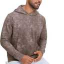 M MAELREG Hoodies for Men Golf Soft Hooded Sweatshirts Dry Fit Lightweight Casual Midlayer Print Mens Hoodies Pullover (L)