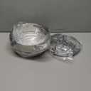 SUNHOUSE 5 Quart Stainless Steel Steamer Insert  Multi-Purpose Soup & Food Steamer with Stay-Cool Handles & Heavy-Duty Glass Lid  Fits Various Pot Sizes (8", 9", 9.5")