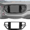 RT-TCZ Center Console Navigation GPS Panel Cover Trim Decoration Interior Accessories for Dodge Durango 2022-2025,Black Carbon Fiber