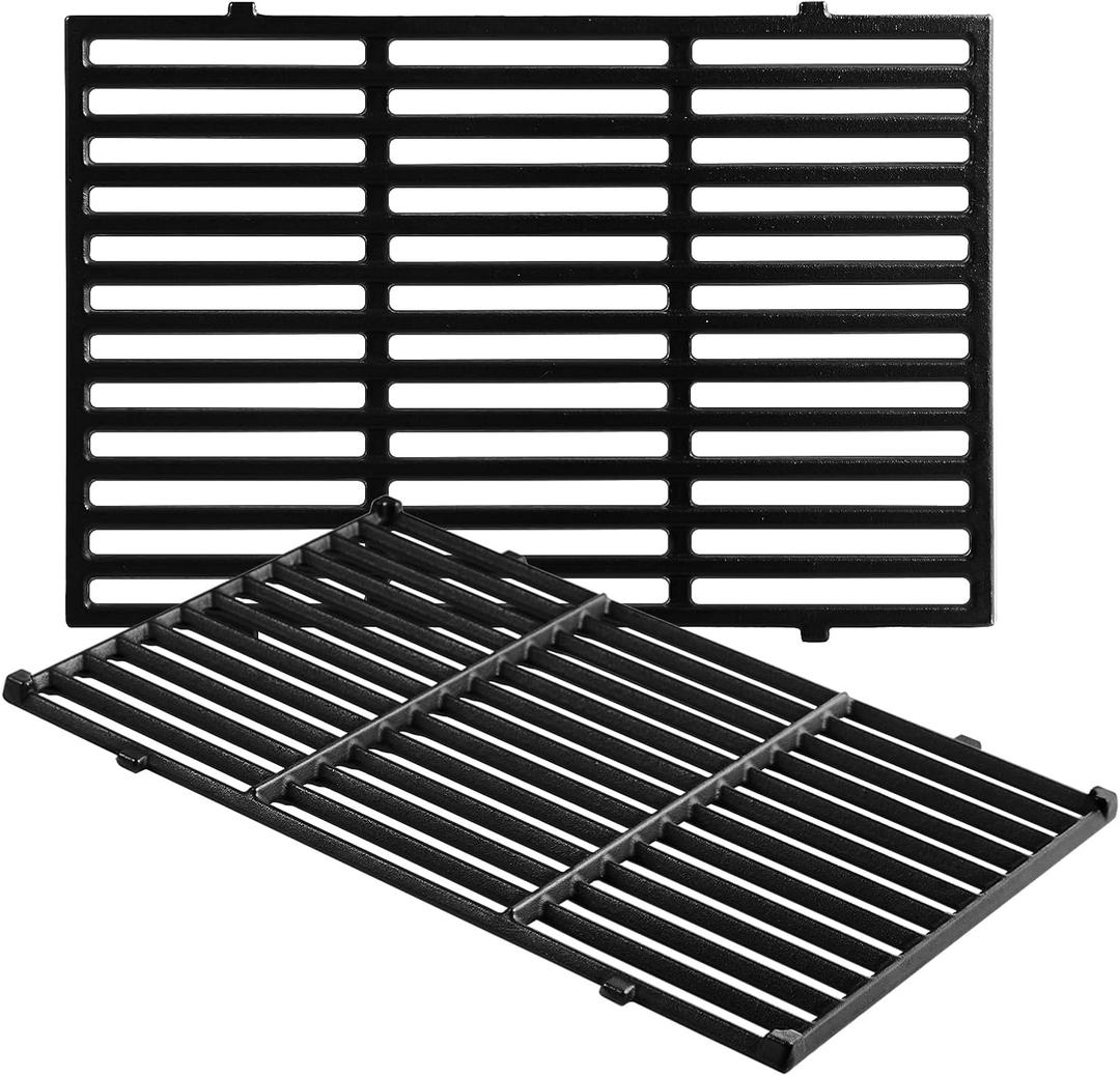 17.5 Inch 7638 7525 65906 Grates Replacement Parts for Weber Spirit 300 Series Grill Grate Spirit E-310 E-330 S-310 S-315 Spirit ii E-310 Genesis Silver B/C Gold B/C Spirit 700 Cast Iron Cooking Grate