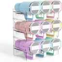 Reusable Stackable with Handle Compartment Water Bottle Tumbler Organizer for Stanley 40oz with Handle Cup, Larger Holder Stanley Cup Accessories for Pantry, Cabinet & Kitchen Organization and Storage