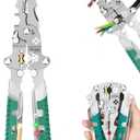 18-in-1 Wire Stripper & Multi-Tool Pliers, Foldable Electrician Tool with Screw Cutter, Wire Crimper, Stripper, and Tester  Compact All-in-One Hand for Home & Professional Use