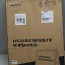 White Board Dry Erase 24" x 18", Magnetic Portable Foldable Whiteboard Double Sided Desktop Dry Erase Board Easel on Table Top with Holder for Classroom, Office, Homeschooling, School Supplies