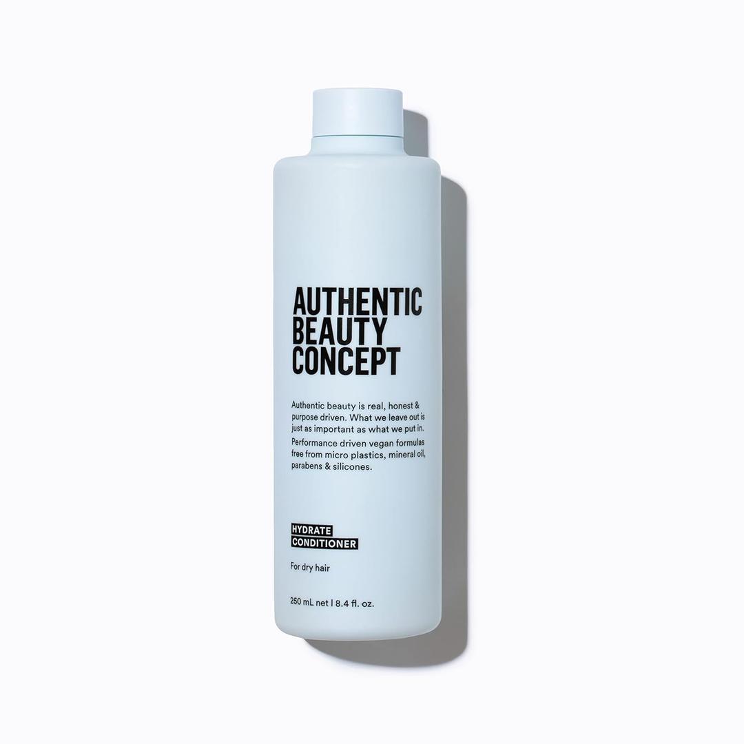 Authentic Beauty Concept Hydrate Conditioner | Normal To Dry or Curly Hair | Adds Moisture & Shine | Vegan & Cruelty-free | Silicone-free (8.4 Fl Oz (Pack of 1))