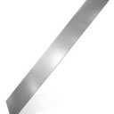 5 x 5 x 30 Inch Stainless Steel Trim Strips 304 Brushed Stainless Steel Finishing Sheet Metal Gap Filler Trim Strip Metal Trim Kitchen Tools, Silver