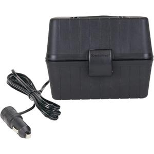 Koolatron 12V Electric Portable Lunch Box - 1.6 Qt (1.5 L) Food Warmer, Black, 6 ft (1.8m) Power Cord, Heats 300F (149C), Insulated Container for Car, SUV, Truck, Construction Worker Travel Lonchera