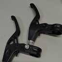 BicycleStore® 1 Pair Universal Aluminum Alloy Bicycle Brake Handle Mountain Road Bike Brake Lever Diameter 22mm(Black)
