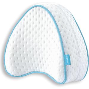 Memory Foam Knee Pillow for Side Sleepers  Orthopedic & Ergonomic Support for Back, Hip, Leg & Joint Pain Relief - Breathable Fabric and Soft Surfaces