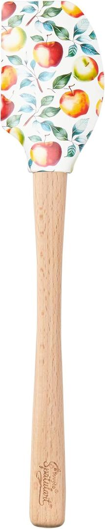 Tovolo Spatulart Apple Orchard' Fall Silicone Spatula with Wood Handle  BPA Free, Heat-Resistant, Ideal for Baking, Mixing & Meal Prep